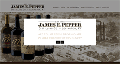 Desktop Screenshot of jamesepepper.com
